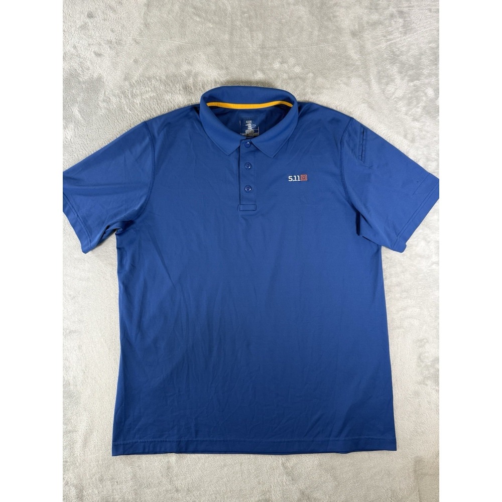 511 Tactical Shirt Men's Large Blue Short Sleeve Performance Polo‎